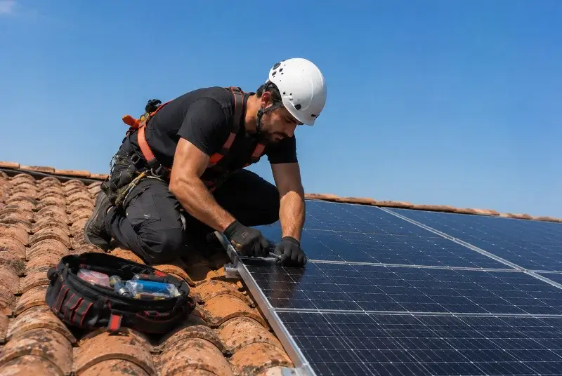 Maintenance et monitoring de panneaux solaires à Annecy